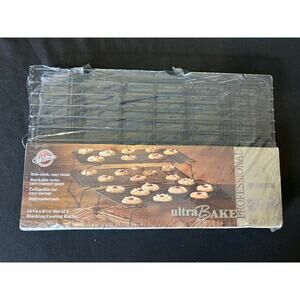 Wilton Ultra Bake Set of 3 Stacking Cooling Racks 15.7" x 9.8" Non-Stick